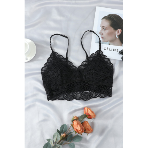 Black Sunrise to Sunset Lace Bra