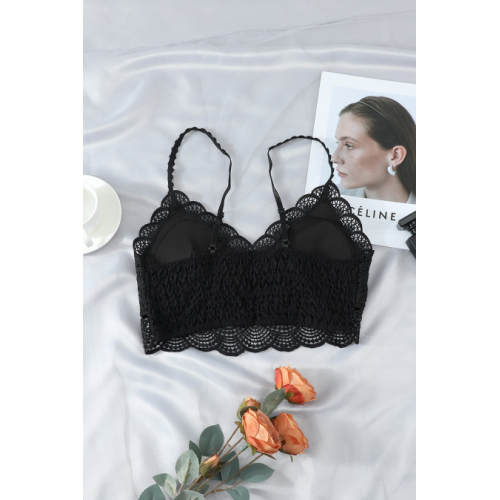 Black Sunrise to Sunset Lace Bra