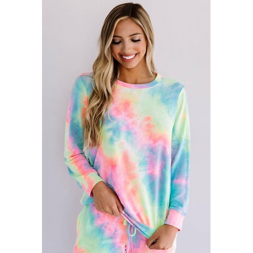 Pink Snuggle Down Tie Dye Lounge Set Pink Snuggle Down Tie Dye Lounge Set